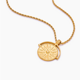 Compass Medallion Necklace 1