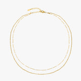 Layered Double Beaded Choker Necklace 4