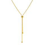 Simple Elegance Y-Necklace Gold – złoty naszyjnik typu Y o subtelnej elegancji