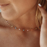Rainbow Dainty Choker 1