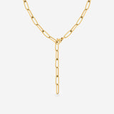 Honey Y Necklace Gold – złoty naszyjnik warstwowy typu Y