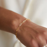 Bransoletka Cozumel w stylu paperclip