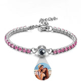 Personalizowana Bransoletka Tenisowa ze Zdjęciem